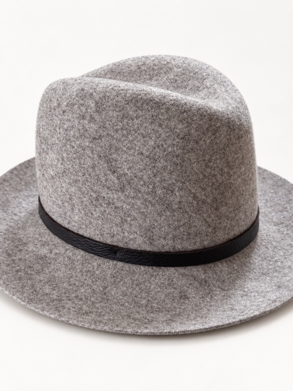 Rag & Bone Gray Wool Wide Brim Fedora Hat Size Medium